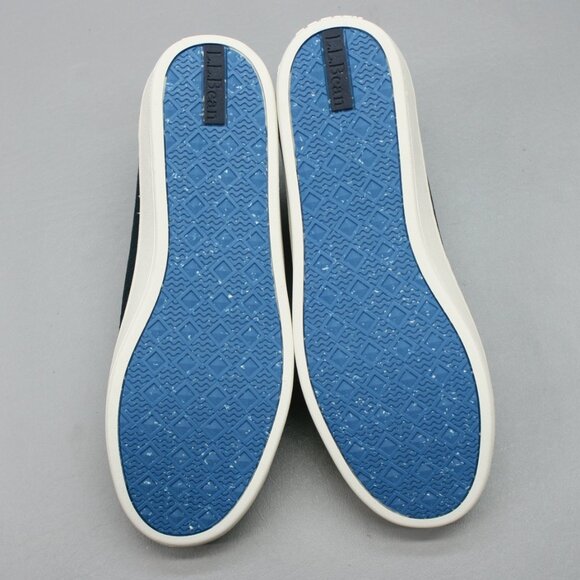 LL Bean Ladies 8.5 Eco Bay Blue Knit Fabric Lace-up Tennis Shoes Sneakers 515721 - Picture 9 of 12